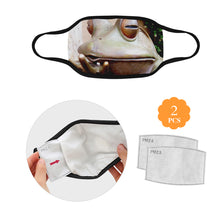 Load image into Gallery viewer, Frog Prince Mouth Mask (2 Filters Included)