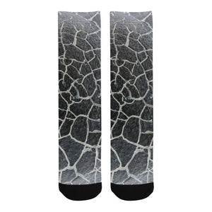 Crackle Negative Trouser Socks (For Men)