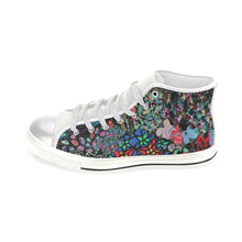 Load image into Gallery viewer, Holiday Paisley Women&#39;s Classic High Top Canvas Shoes (Model 017)