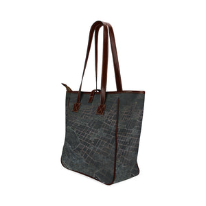 Patchwork Aerial Glowing Classic Tote Bag (Model 1644)