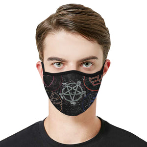 Dante's Inferno Glowing Mouth Mask in One Piece (2 Filters Included) (Model M02)