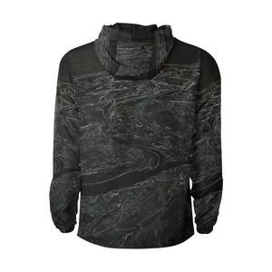 Aerial Flowing Glowing All Over Print Quilted Windbreaker for Men (Model H35)