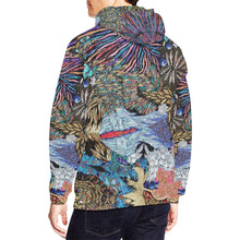 Load image into Gallery viewer, Pleasantly Paisley All Over Print Hoodie for Men/Large Size (USA Size) (Model H13)