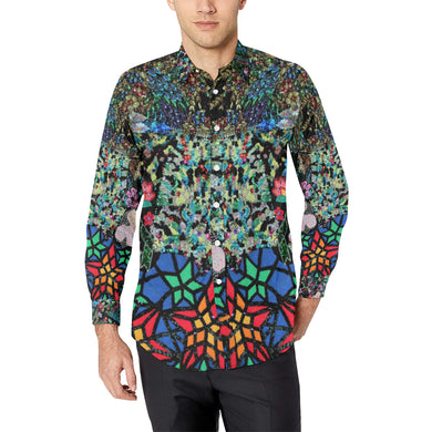 Holiday Paisley Men's All Over Print Casual Dress Shirt (Model T61)