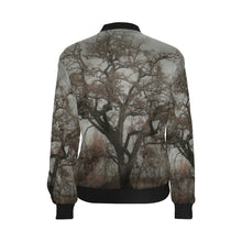 Load image into Gallery viewer, Spooky Tree All Over Print Bomber Jacket for Women (Model H36)