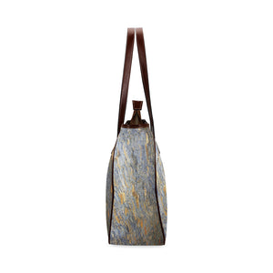 Marbled Abstract Classic Tote Bag (Model 1644)