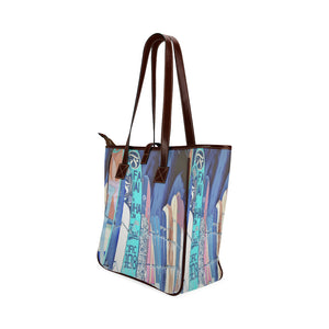 Surfboards Blue Classic Tote Bag (Model 1644)