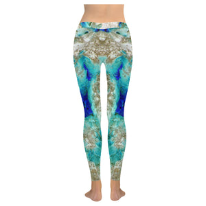 Molten Flames Negative Low Rise Leggings (Invisible Stitch) (Model L05)