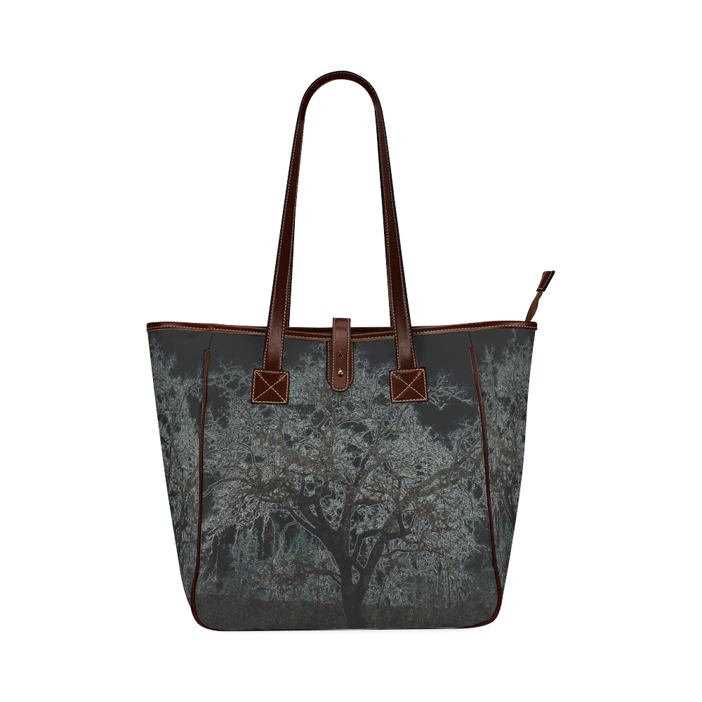 Spooky Tree Glowing Classic Tote Bag (Model 1644)