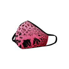 Load image into Gallery viewer, Crackle Art Pink Mouth Mask (2 Filters Included)