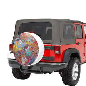 Graffiti Abstract 32 Inch Spare Tire Cover
