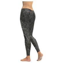 Load image into Gallery viewer, Marbled Abstract Glowing Low Rise Leggings (Invisible Stitch) (Model L05)