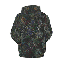 Load image into Gallery viewer, Oil Paints Glowing All Over Print Hoodie for Men/Large Size (USA Size) (Model H13)