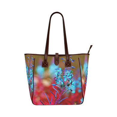 Fireweed Flower Blue Classic Tote Bag (Model 1644)