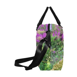 Sea of Fireweed Flower Large Capacity Duffle Bag (Model 1715)