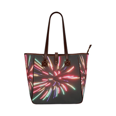 Fireworks Burst Classic Tote Bag (Model 1644)