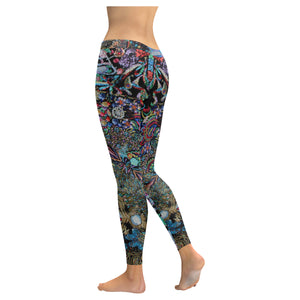 Perfectly Paisley Low Rise Leggings (Invisible Stitch) (Model L05)