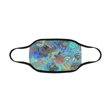 Load image into Gallery viewer, Graffiti Abstract Aqua Mouth Mask in One Piece (2 Filters Included) (Model M02)
