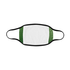 Crackle Art Green Mouth Mask (2 Filters Included)