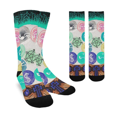 Dante's Inferno Reverse Trouser Socks (For Men)