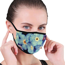 Load image into Gallery viewer, Forget Me Not Flower Mouth Mask (Pack of 3)