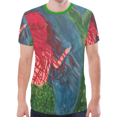 MMZ Mermaid New All Over Print T-shirt for Men (Model T45)