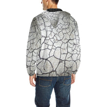 Load image into Gallery viewer, Crackle All Over Print Quilted Windbreaker for Men (Model H35)