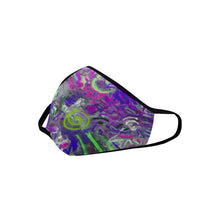 Load image into Gallery viewer, Graffiti Abstract Purple Mouth Mask in One Piece (2 Filters Included) (Model M02)