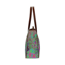 Load image into Gallery viewer, Holiday Paisley Aqua Classic Tote Bag (Model 1644)