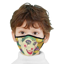 Load image into Gallery viewer, Mardi Gras Joker Mouth Mask (Pack of 3)