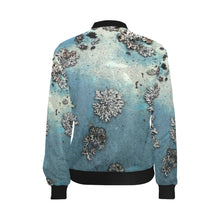 Load image into Gallery viewer, Patches of Moss All Over Print Bomber Jacket for Women (Model H36)