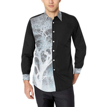 Load image into Gallery viewer, Spooky Tree Negative Men&#39;s All Over Print Casual Dress Shirt (Model T61)