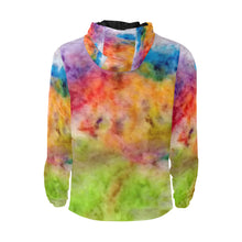 Load image into Gallery viewer, Splash of Color All Over Print Quilted Windbreaker for Men (Model H35)