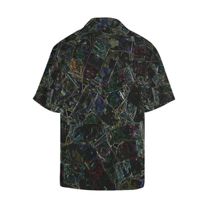 Oil Paints Glowing Hawaiian Shirt (Model T58)
