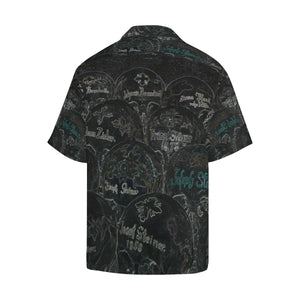Painted Skulls Glowing Hawaiian Shirt (Model T58)