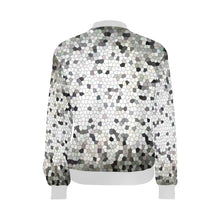 Load image into Gallery viewer, Crackle Mosaic All Over Print Bomber Jacket for Women (Model H36)