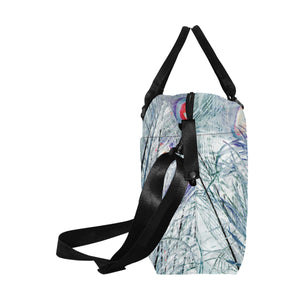 Peacock Feathers Reverse Large Capacity Duffle Bag (Model 1715)
