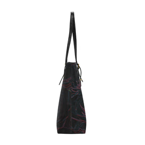 Rose Bouquet Flower Glowing Euramerican Tote Bag/Small (Model 1655)