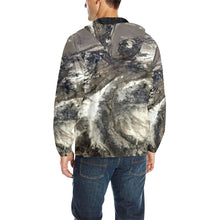 Load image into Gallery viewer, Aerial Ground All Over Print Quilted Windbreaker for Men (Model H35)