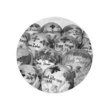 Load image into Gallery viewer, Painted Skulls Black and White 32 Inch Spare Tire Cover