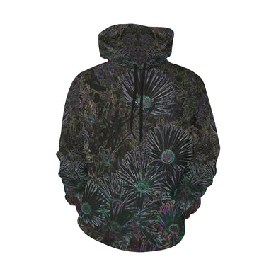 Livingstone Daisy Flower Glowing All Over Print Hoodie for Women (USA Size) (Model H13)