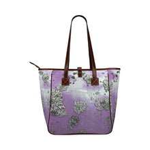 Load image into Gallery viewer, Patches of Moss Purple Classic Tote Bag (Model 1644)