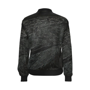 Aerial Flowing Glowing All Over Print Bomber Jacket for Women (Model H36)