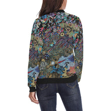 Load image into Gallery viewer, Perfectly Paisley All Over Print Bomber Jacket for Women (Model H36)