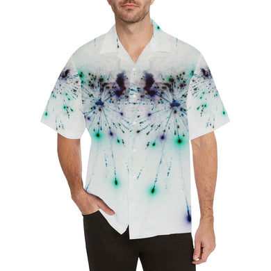 Fireworks Spray Negative Hawaiian Shirt (Model T58)