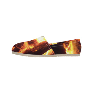 Sea of Flames Unisex Classic Canvas Slip-On (Model 1206)