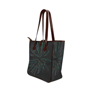 Fireworks Burst Glowing Classic Tote Bag (Model 1644)