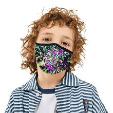 Load image into Gallery viewer, Holiday Paisley Purple Mosaic Mouth Mask in One Piece (2 Filters Included) (Model M02)