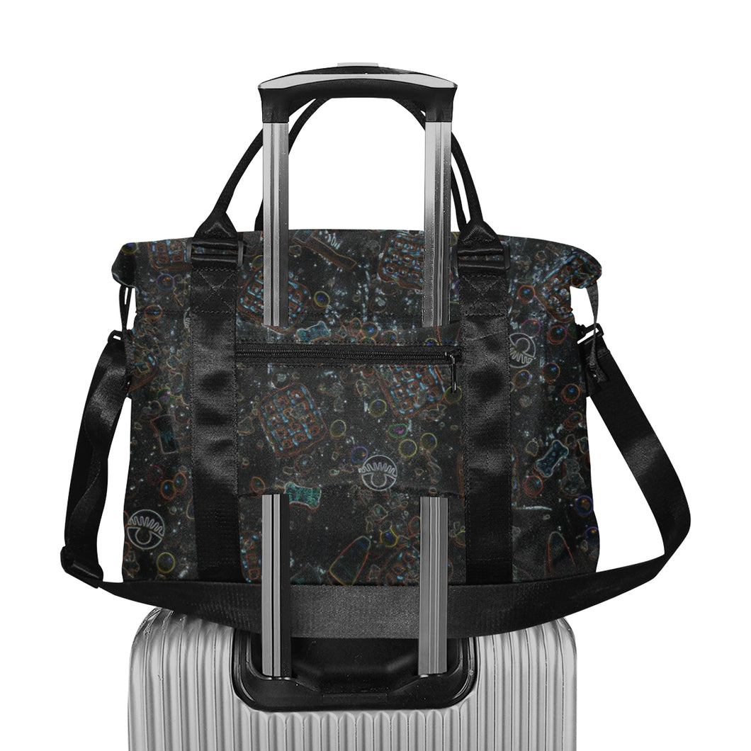 Group Halloween Candy Glowing Large Capacity Duffle Bag (Model 1715)