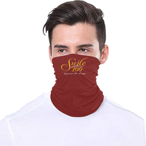 suite100burgundy Multifunctional Headwear (Pack of 3)
